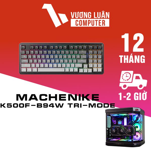 Bàn phím Machenike K500F-B94W Tri-Mode RGB