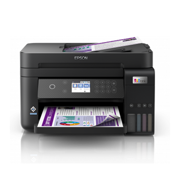 Máy in phun màu đa năng Epson Ecotank L6270 (In đảo mặt| Copy| Scan| ADF| A4| A5| USB| LAN| WIFI)