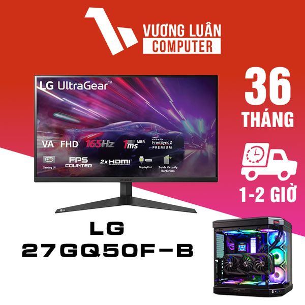 Màn hình LG 27GQ50F-B Gaming ultragrear 165Hz 1MS new box