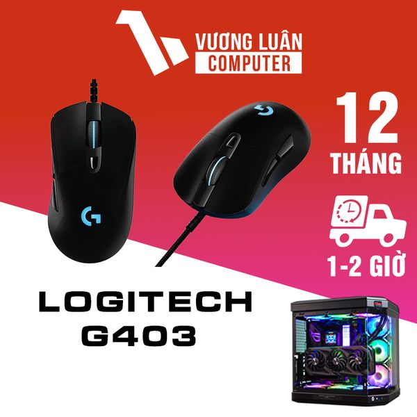 CHUỘT GAME LOGITECH G403 (USB/RGB/ĐEN)