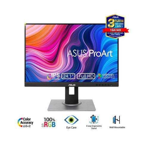 Màn Hình ASUS ProArt PA248QV (24.1 inch - WUXGA - IPS - 75Hz - 5ms - VRR - Speaker - CalmanVERIFIED)