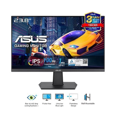 Màn hình ASUS VA24EHF (23.8 inch - FHD - IPS - 100Hz - 1ms)