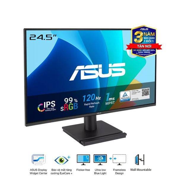 Màn Hình ASUS VA259HGA (24.5 inch - IPS - FHD - 120Hz - 1ms - Speaker )