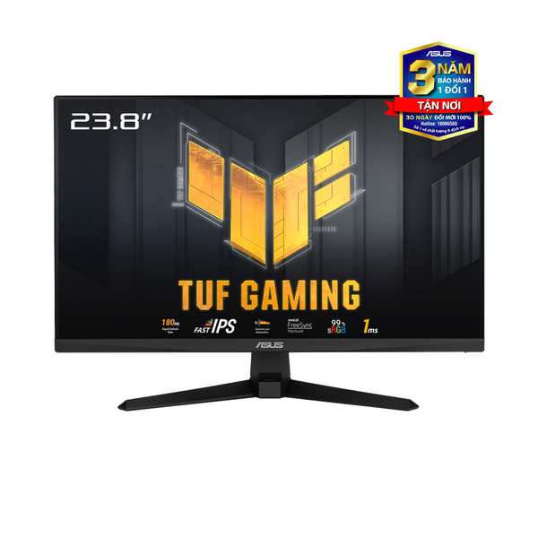 Màn Hình Gaming ASUS TUF VG249Q3A (23.8 inch - FHD - Fast IPS - 180Hz - 1ms - ELMBSync - GSync - FreeSync)