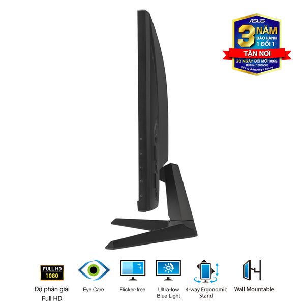 Màn Hình Gaming ASUS TUF VG279Q3A (27.0 inch - FHD - IPS - 180Hz - 1ms - ELMBSync - GSync - FreeSync)