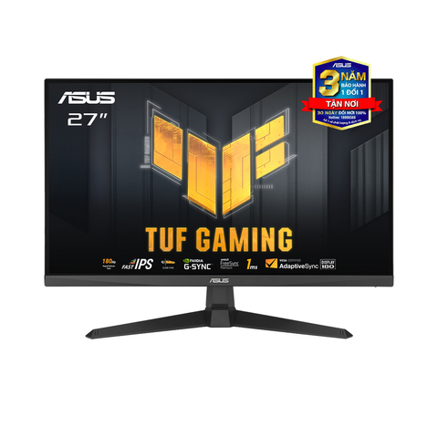 Màn Hình Gaming ASUS TUF VG279Q3A (27.0 inch - FHD - IPS - 180Hz - 1ms - ELMBSync - GSync - FreeSync)