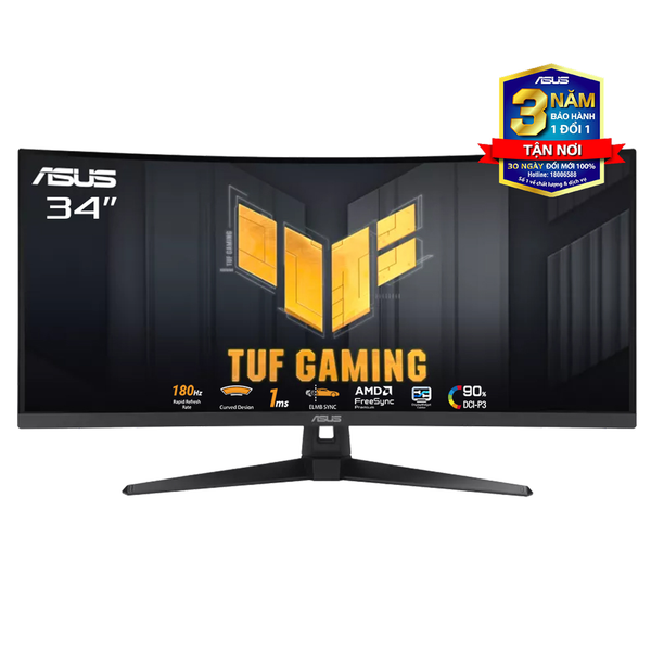 Màn hình Gaming ASUS TUF VG34VQL3A ( 34 inch - VA - WQHD - 180Hz - 1ms - Cong)
