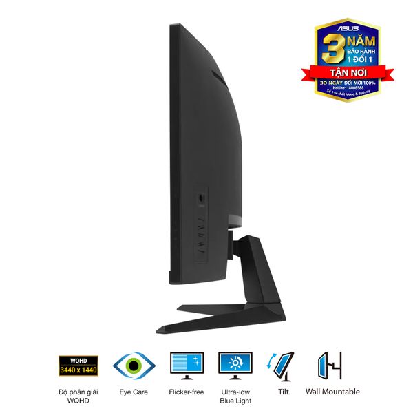 Màn hình Gaming ASUS TUF VG34VQL3A ( 34 inch - VA - WQHD - 180Hz - 1ms - Cong)