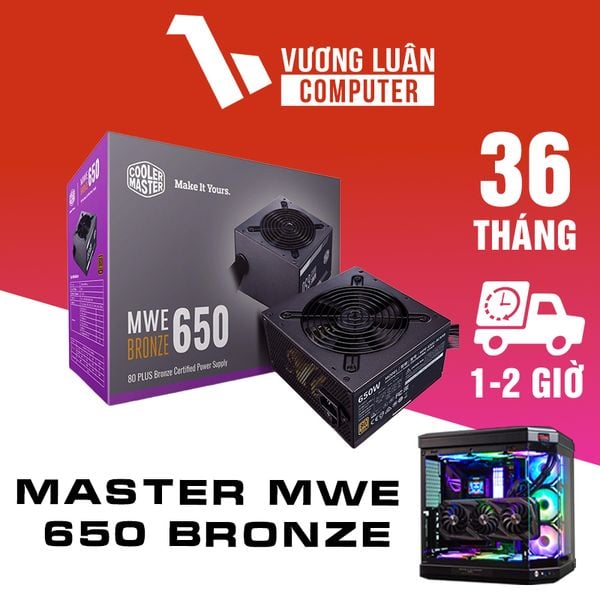 Nguồn máy tính Cooler Master MWE 650 Bronze 230V - V2