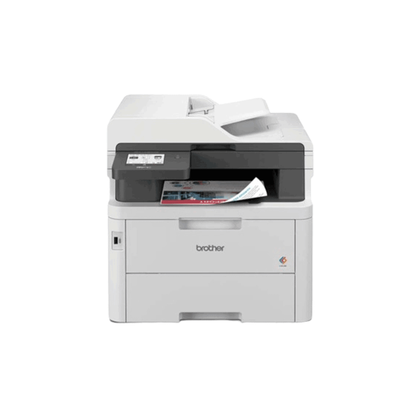 Máy in laser màu đa năng Brother MFC-L3760CDW (In đảo mặt| Copy| Scan 1 mặt| Fax| A4| A5| USB| LAN| WIFI)