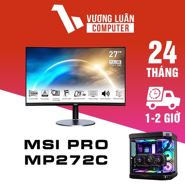 Màn hình MSI PRO MP272C (27inch - FHD - VA - 75Hz - 5ms)