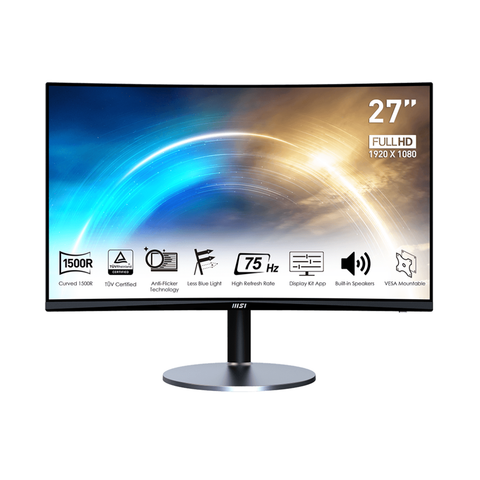 Màn hình MSI PRO MP272C (27inch - FHD - VA - 75Hz - 5ms)