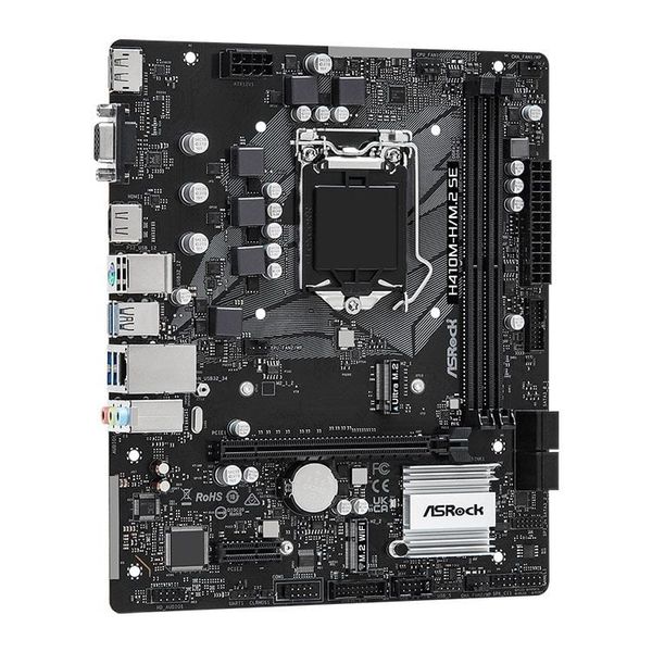 Mainboard Asrock H410M-H/M.2 SE | Intel H370, Socket 1200, Micro ATX, 2 khe DDR4