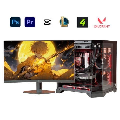 CBGM07 (I5 12400F | RAM 16GB | RTX 3060 12GB | SSD 256GB | MAIN B760M | MÀN 27INCH )