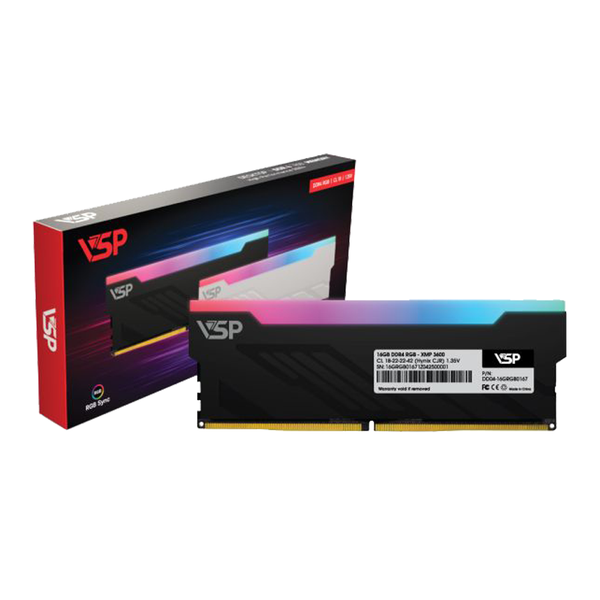 Ram PC VSP LED RGB DDR4 RGB 16GB - 3600MHz