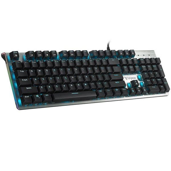 Bàn phím Gaming Rapoo V530 RGB Xám Đen Có dây