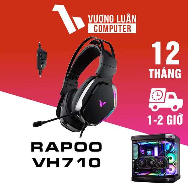 Tai nghe Rapoo VH710 Virtual 7.1 Mic Khử tiếng ồn Nghe Nhạc
