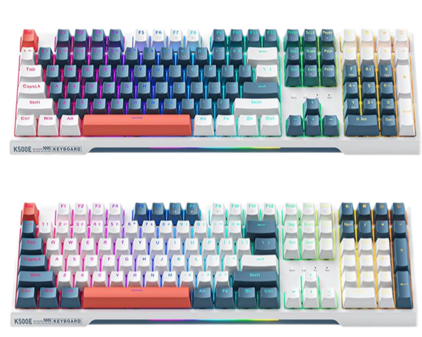 Bàn phím Machenike K500E-B108 Wired RGB Dark Blue