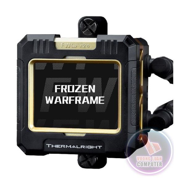 Tản nhiệt nước AIO Thermalright Frozen Warframe 240 ARGB đen/trắng mặt LED tùy chỉnh - Màn hình LCD tích hợp