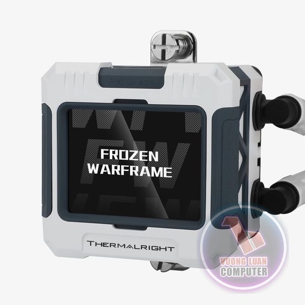 Tản nhiệt nước AIO Thermalright Frozen Warframe 240 ARGB đen/trắng mặt LED tùy chỉnh - Màn hình LCD tích hợp