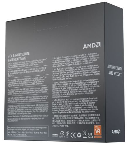 CPU AMD Ryzen 5 7600X / 4.7GHz Boost 5.3GHz / 6 nhân 12 luồng / 38MB / AM5