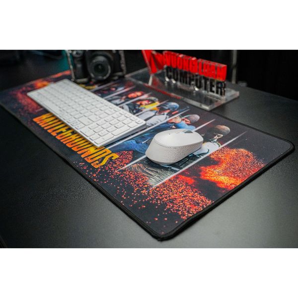 Bàn di chuột,Miếng lót chuột chống nước cỡ lớn bo viền 4 cạnh 70x30 dày 3mm