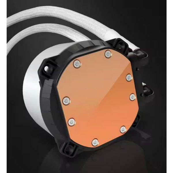 Tản nhiệt nước Coolmoon TY1 /WF1 / Y1 240 Trắng RGB, mặt gương hoặc hiện nhiệt độ