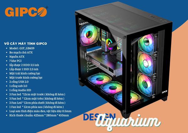 Vỏ Case Gipco Aqua GB659
