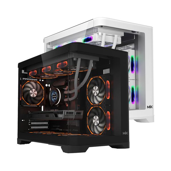 Vỏ case MIK Focalors M (m-ATX / 2 mặt kính cong)