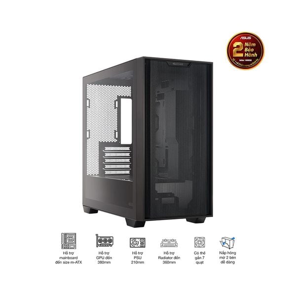 Vỏ Case ASUS A21 BLK (Mid Tower / Màu Đen )