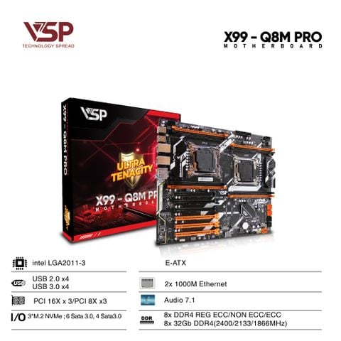 Mainboard VSP X99 - Q8M PRO
