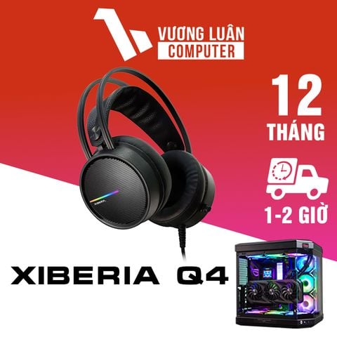 Tai Nghe Xiberia Q4 Gaming | Đen, RGB, Virtual 7.1, OverEar