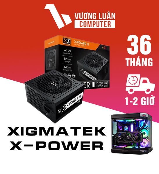 Nguồn máy tính Xigmatek X-POWER III 650 - 600W EN45990