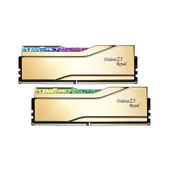 Ram Desktop Gskill Trident Z5 ROYAL RGB GOLD 48GB (2x 24GB) DDR5 7200Mhz