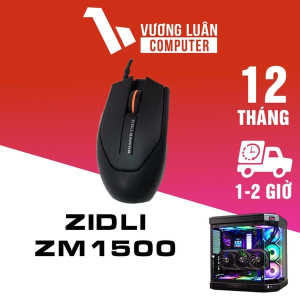 Chuột máy tính có dây Zidli ZM1500-black chính hãng giá tốt
