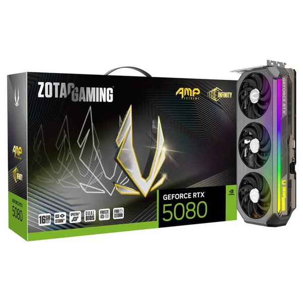 VGA Zotac Gaming GeForce RTX 5080 AMP Extreme Infinity 16GB GDDR7