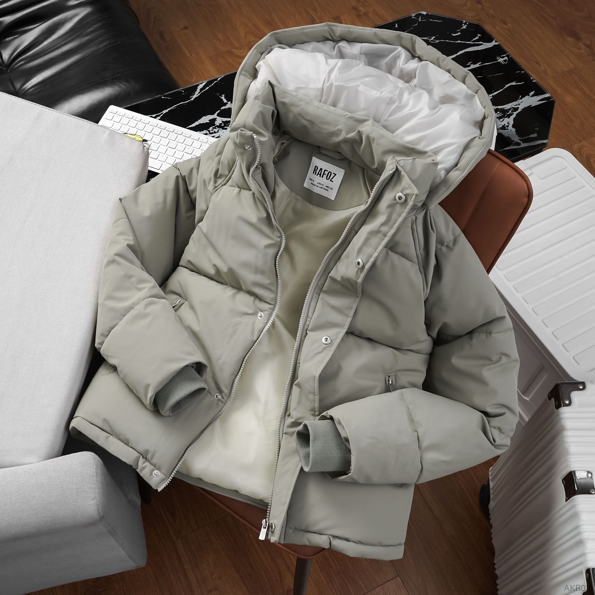  Áo khoác RAFOZ puffer coat basic - 015 