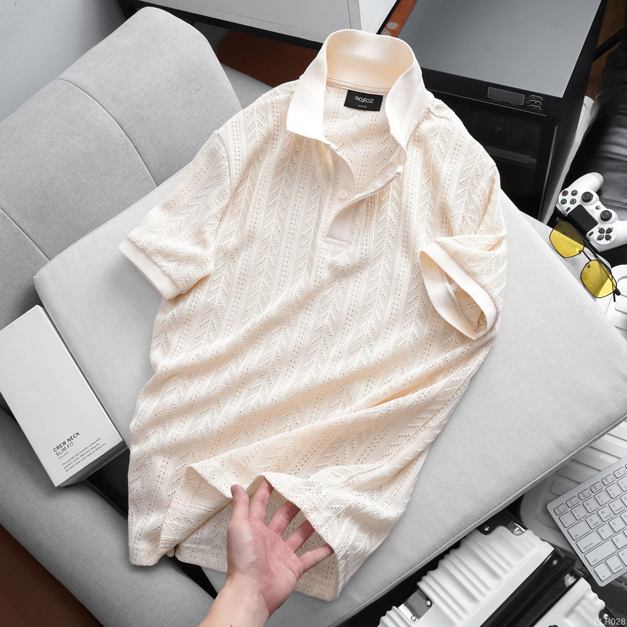  Áo polo RAFOZ wool texture - 028 