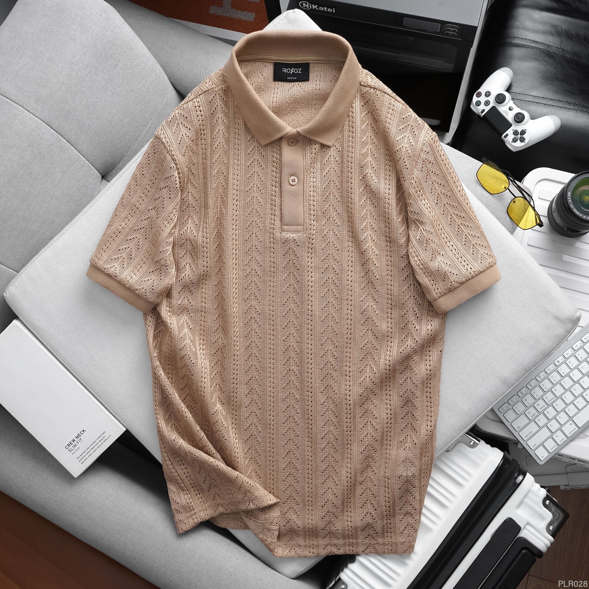  Áo polo RAFOZ wool texture - 028 