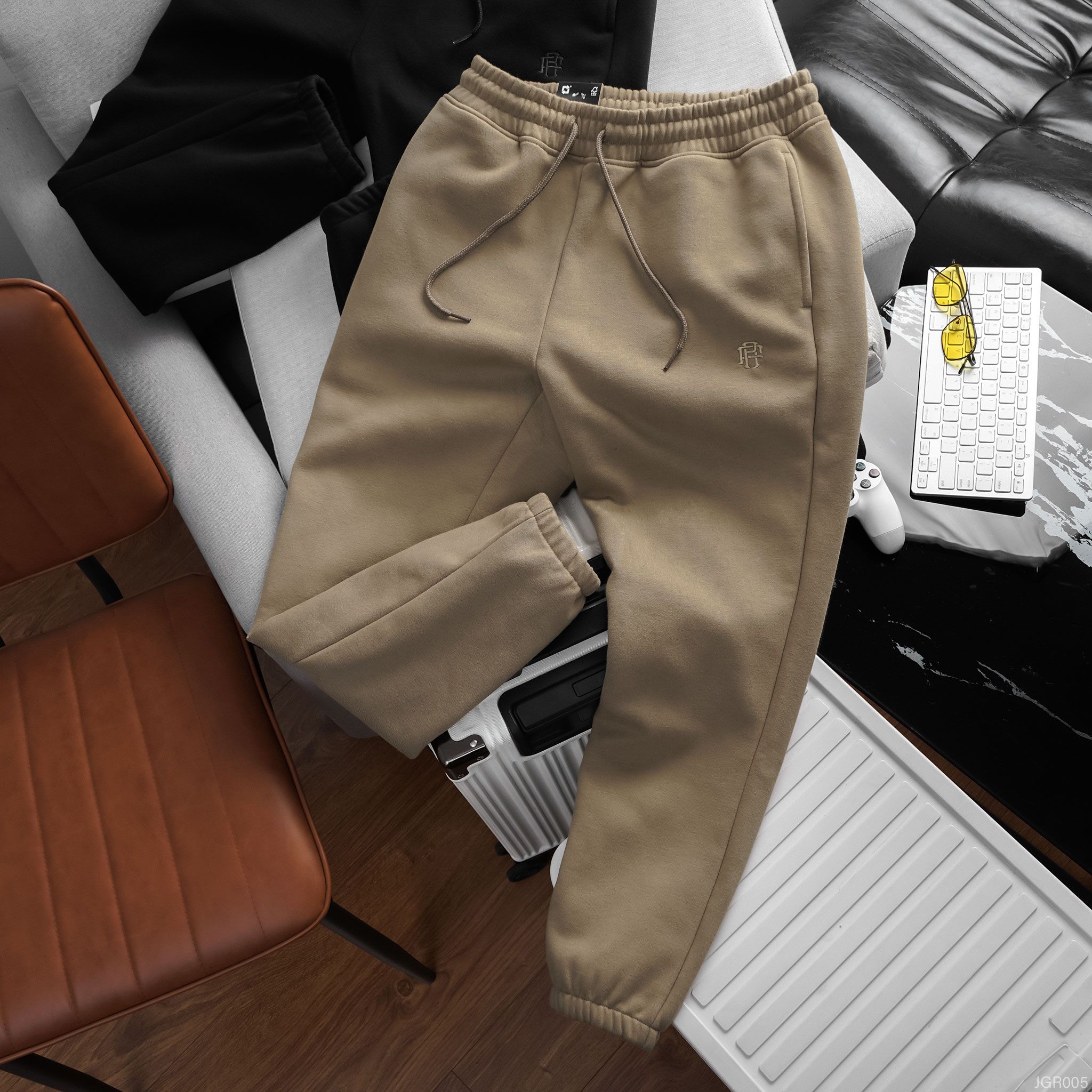  Quần jogger nỉ RAFOZ with logo - 005 