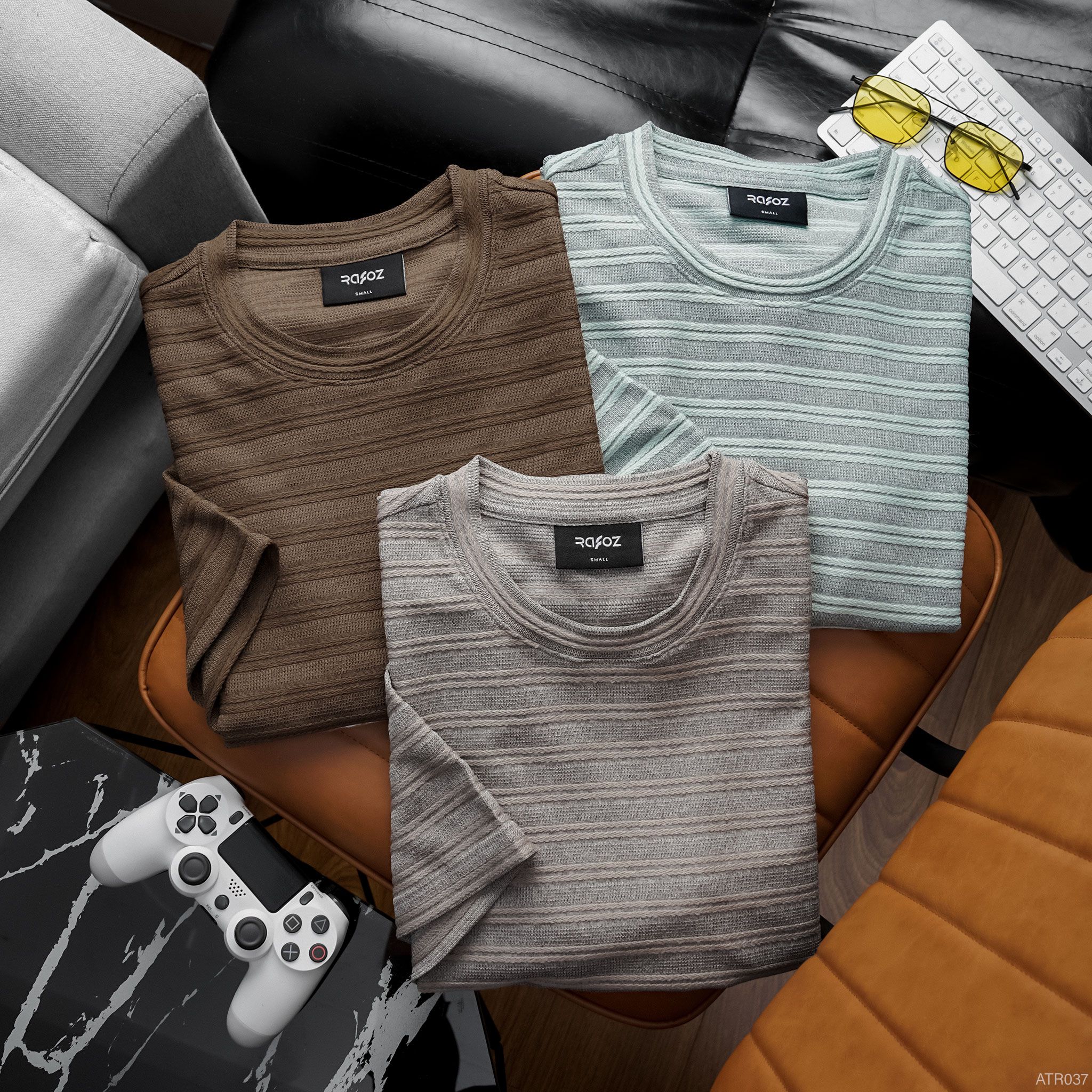  Áo thun Horizontal Stripes RAFOZ - 037 