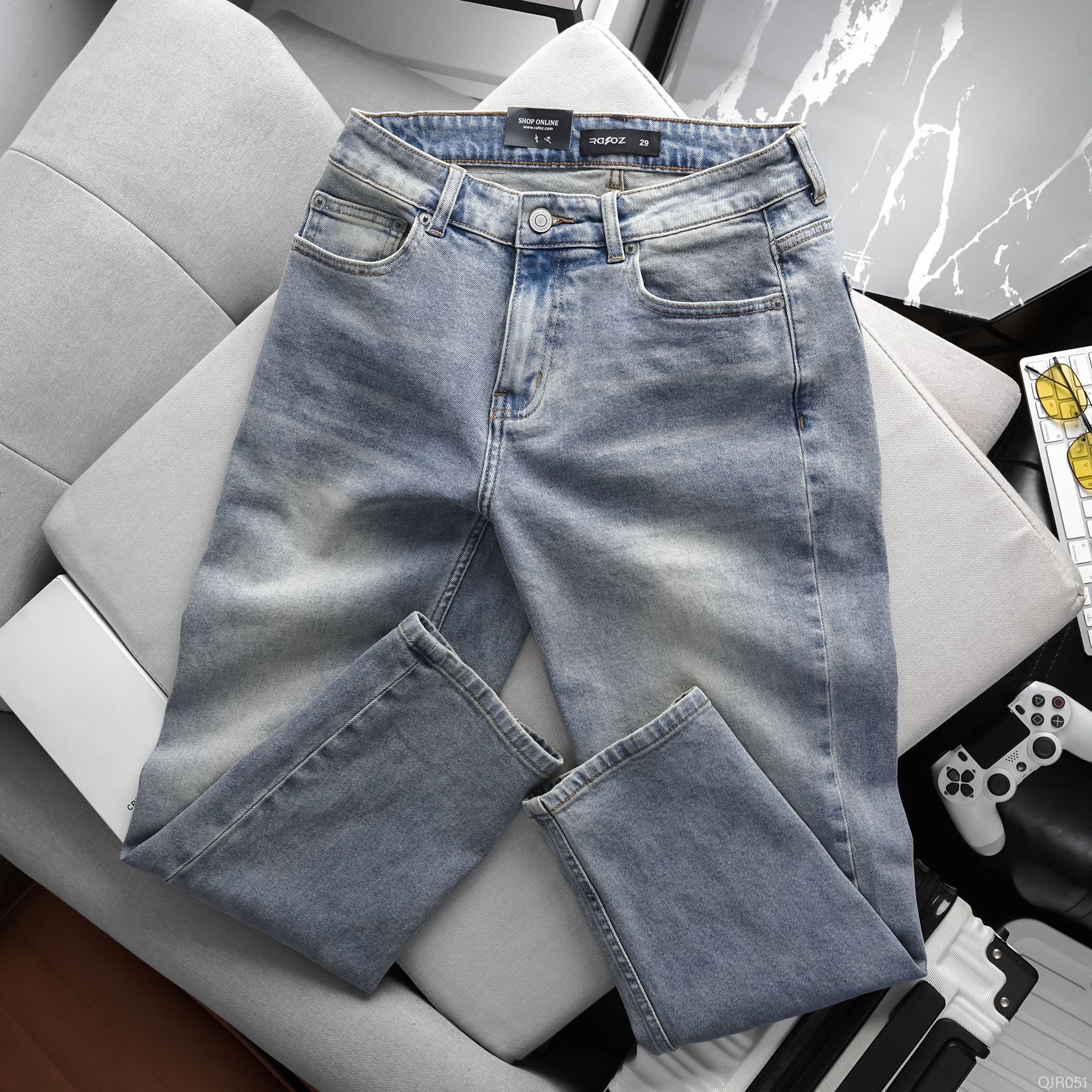  Quần jean relaxed RAFOZ light blue - 051 