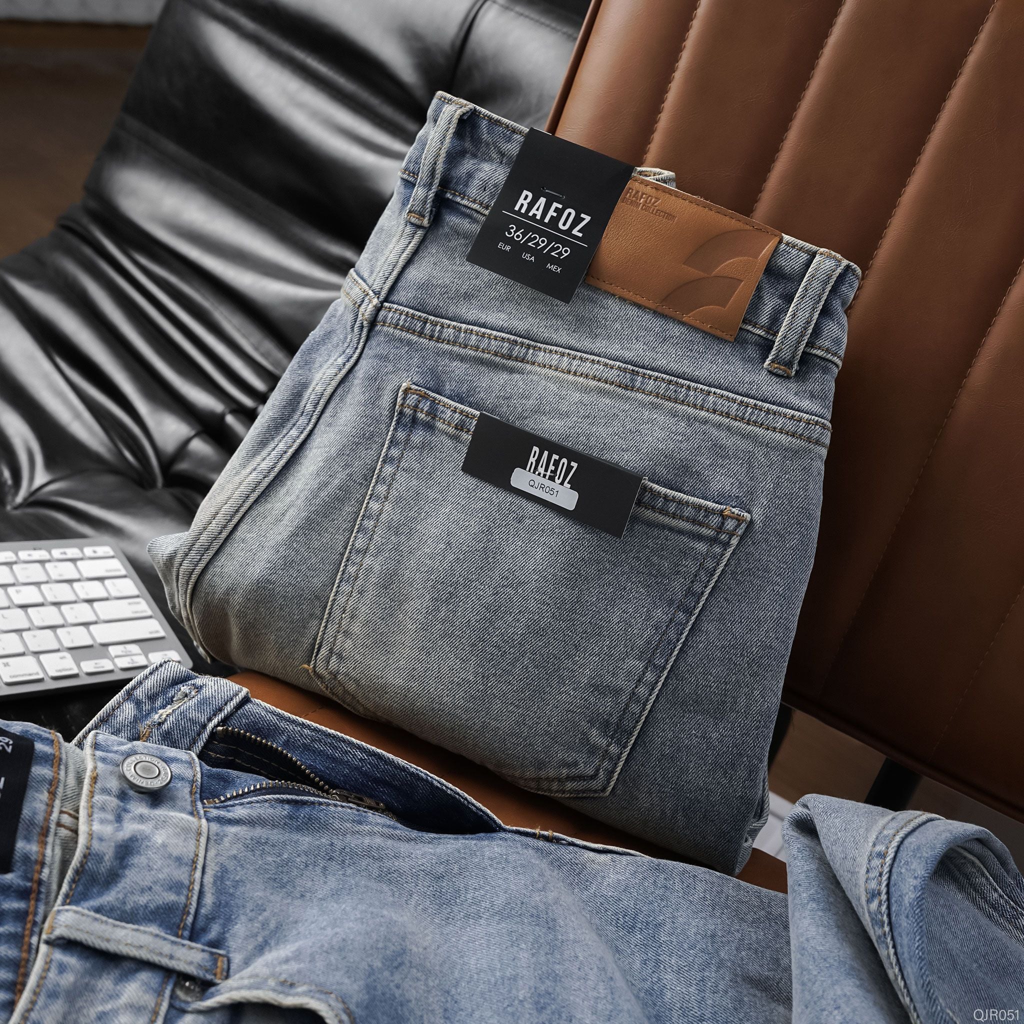  Quần jean relaxed RAFOZ light blue - 051 