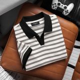  Áo polo cổ V RAFOZ kẻ ngang - 021 