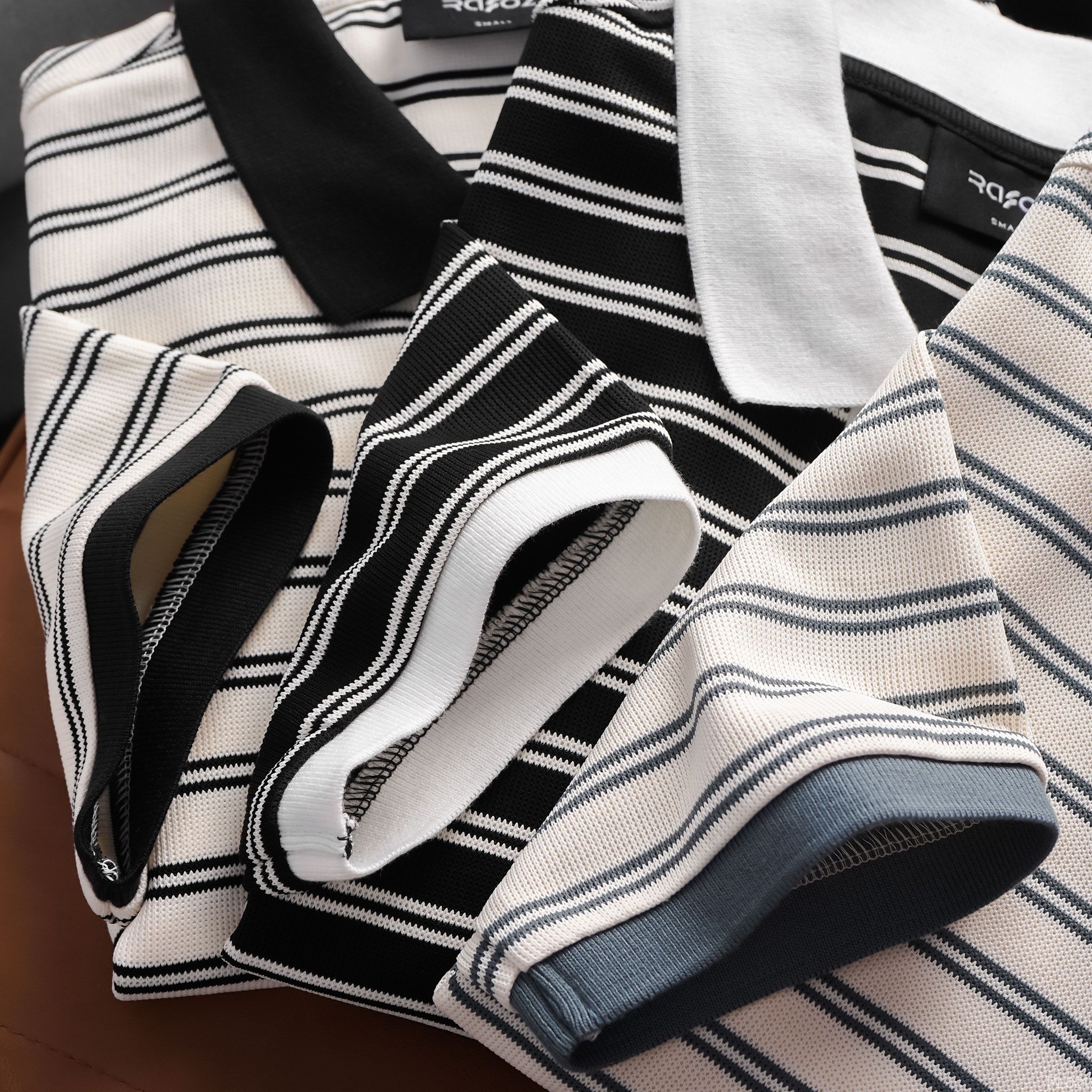  Áo polo cổ V RAFOZ kẻ ngang - 021 