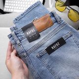 Quần jean RAFOZ xanh sáng xước - 048 