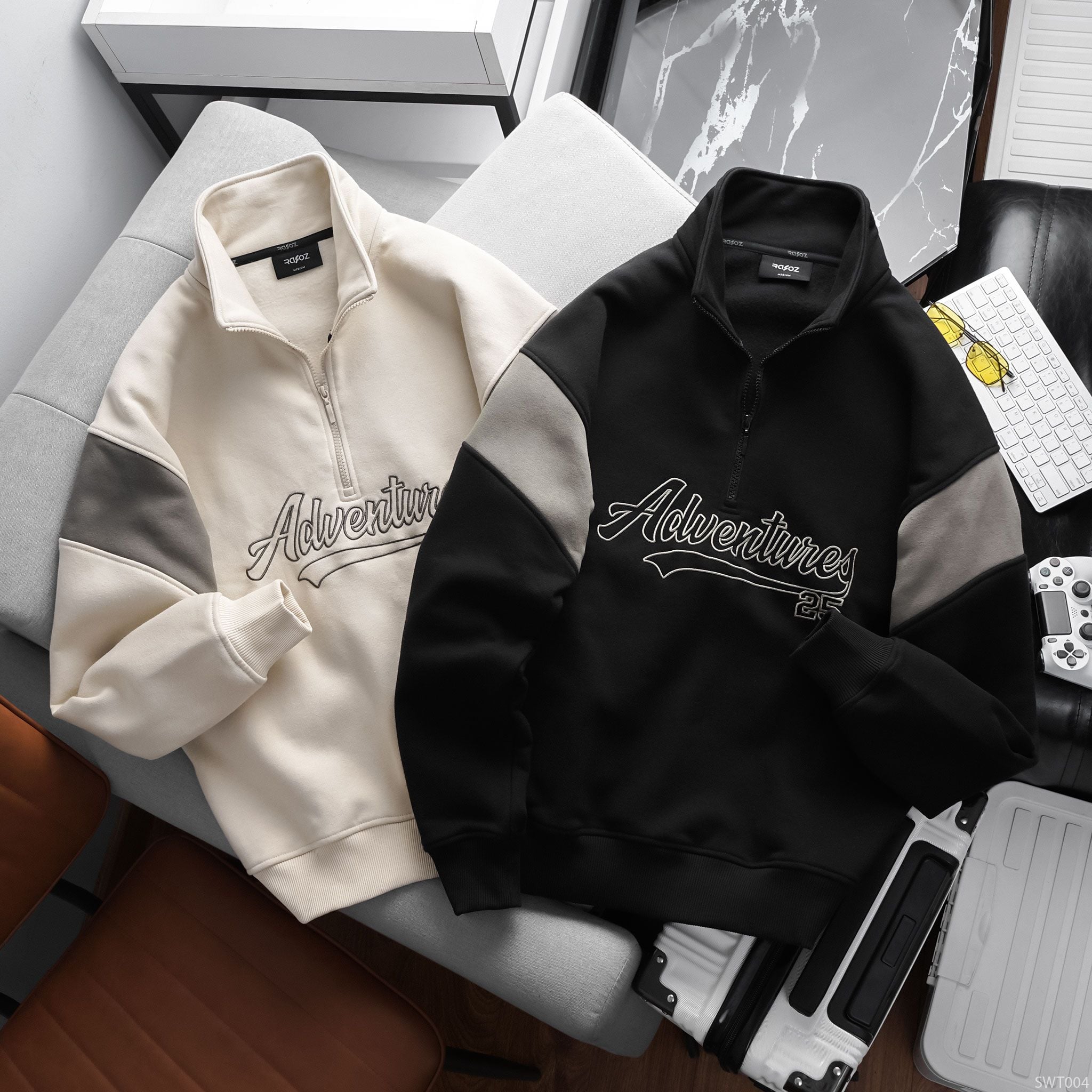  Áo sweater half zip RAFOZ - 004 