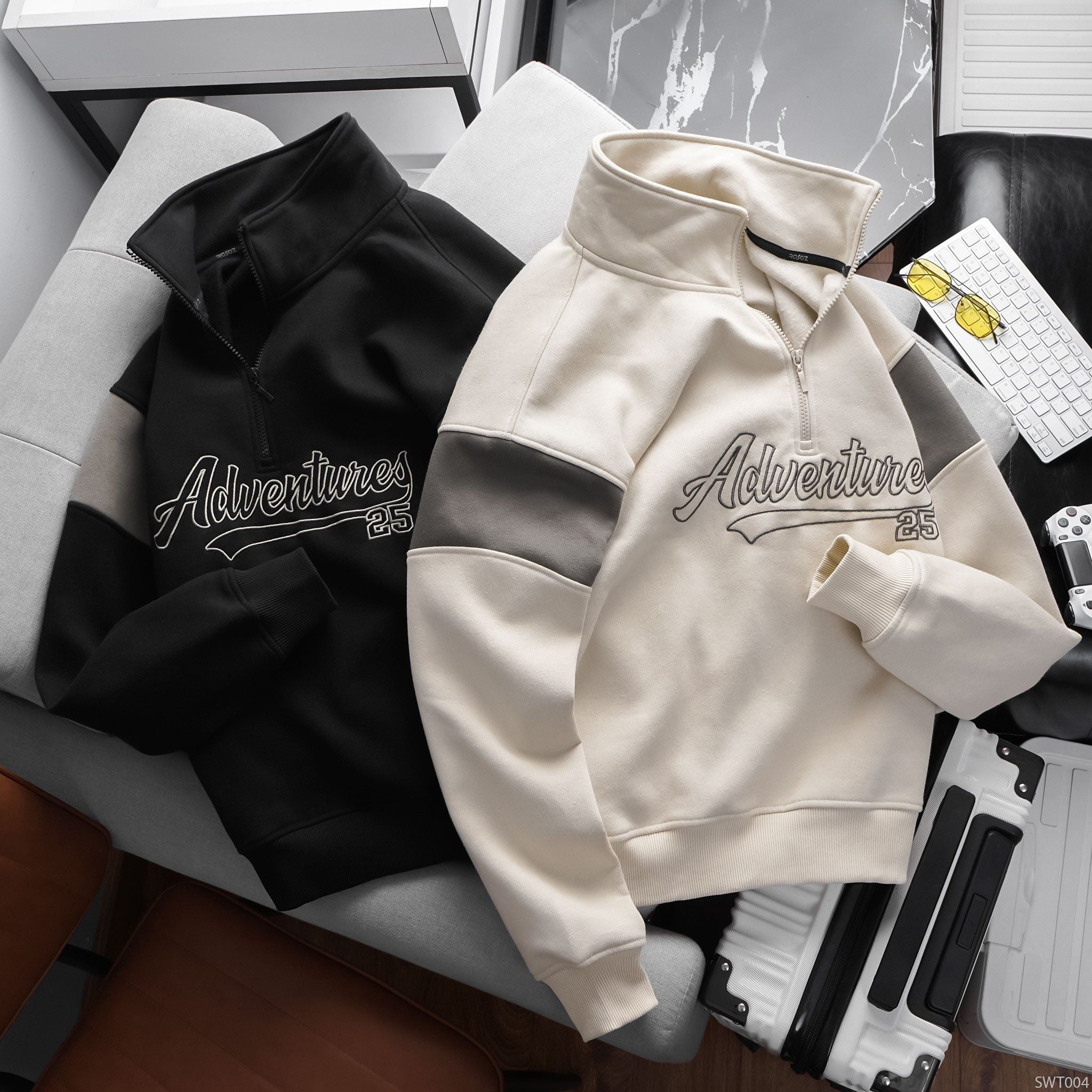  Áo sweater half zip RAFOZ - 004 