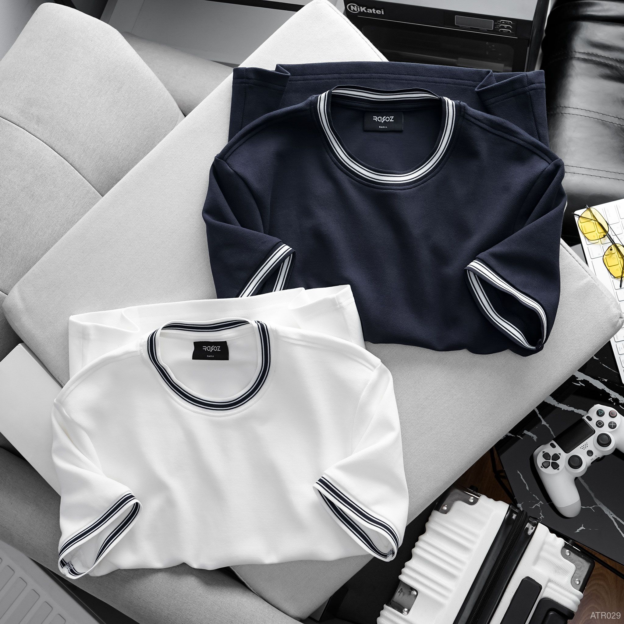  Áo thun RAFOZ bo phối viền - 029 