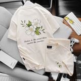  Áo thun RAFOZ Cream Floral - 044 